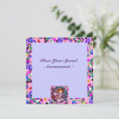 VALENTINE VENETIAANS MASKERBAL KAART (Staand voorkant)