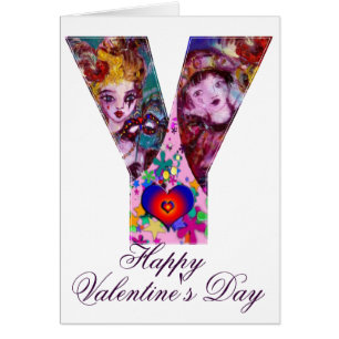 VALENTINE VENITIEN MASQUERADE MONOGRAMME LETTRE Y