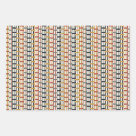 Valentine Vibes Art Nouveau Pattern  Inpakpapier Vel