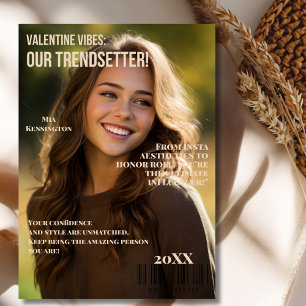 Valentine Vibes: Trendsetter Tribute Kaart