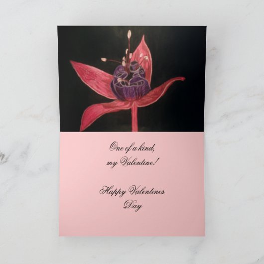 VALENTINE, VOUS ÊTES UN d'une carte AIMABLE (Intérieur)