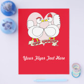 Valentine wees van mij flyer (Enkel)