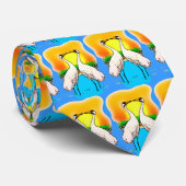 Valentine Whopping Granes in Love Heart Cravate (Roulé)