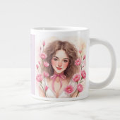 Valentine, You're the Reason for My Smile Extra Grote Beker (Rechts)