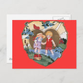 valentineïden feestdagenkaart (Voorkant / Achterkant)