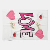 valentines amour cuisine serviette (Horizontal)