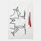 valentines amour cuisine serviette (Vertical)