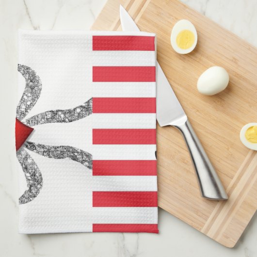 valentines amour cuisine serviette (Quart Plié)