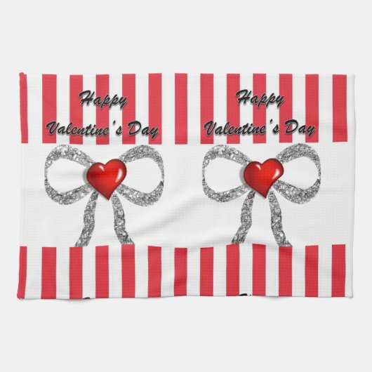 valentines amour cuisine serviette (Horizontal)