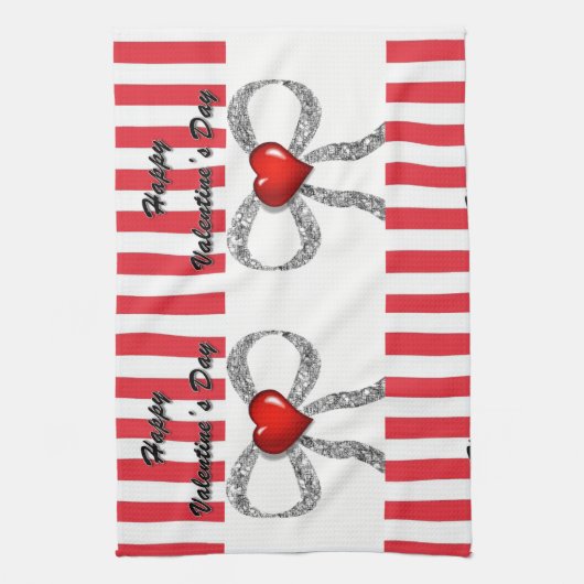 valentines amour cuisine serviette (Vertical)