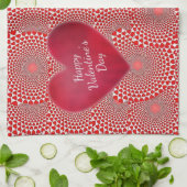 valentines amour cuisine serviette (Plié)