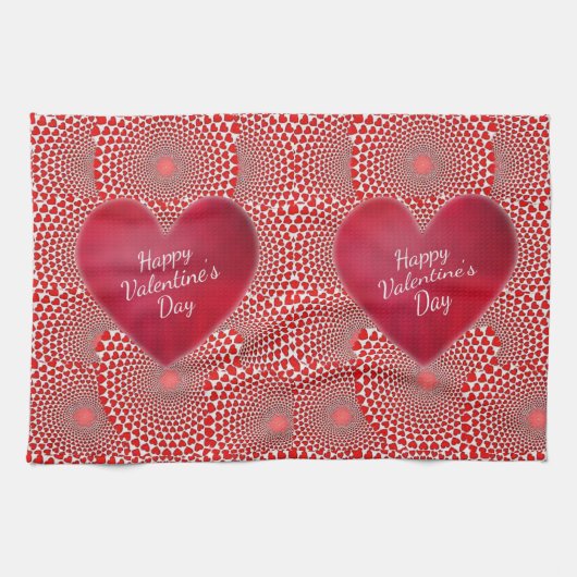 valentines amour cuisine serviette (Horizontal)