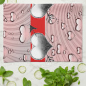 valentines amour cuisine serviette (Plié)