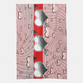 valentines amour cuisine serviette (Vertical)