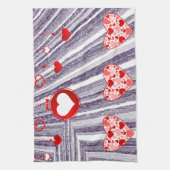 valentines amour cuisine serviette (Vertical)