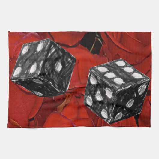 valentines amour cuisine serviette (Horizontal)