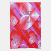 valentines amour cuisine serviette (Vertical)