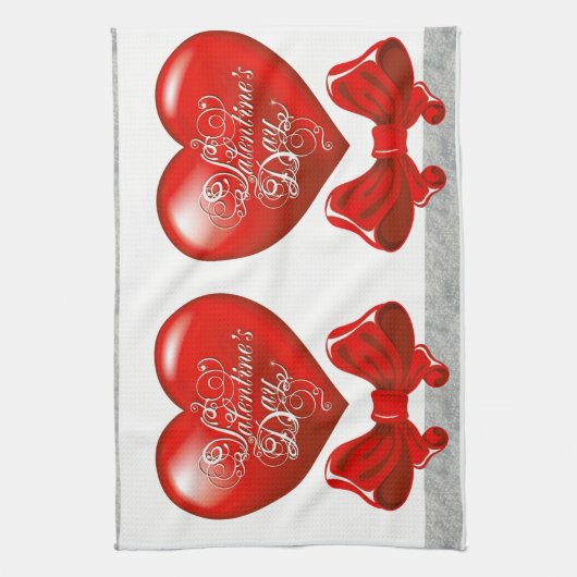 valentines amour cuisine serviette (Vertical)