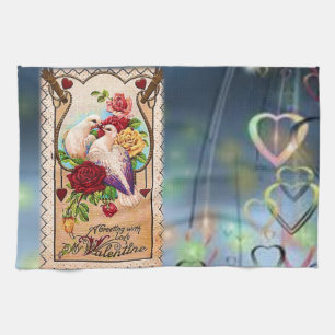 valentines amour cuisine serviette