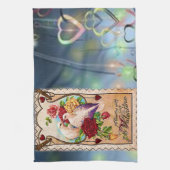 valentines amour cuisine serviette (Vertical)