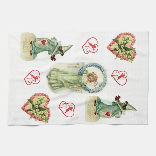 valentines amour cuisine serviette (Horizontal)