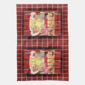 valentines amour cuisine serviette (Vertical)