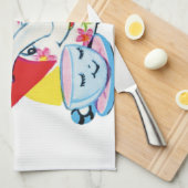 valentines amour cuisine serviette (Quart Plié)