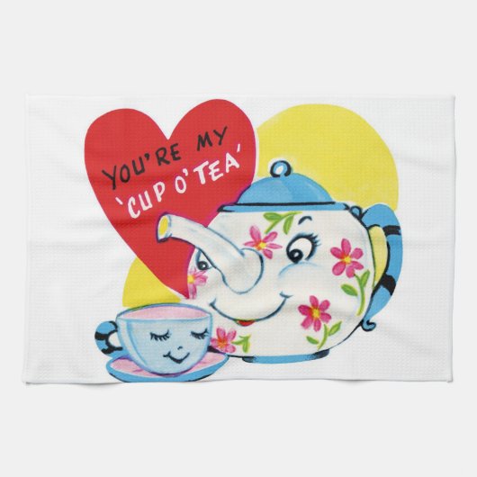 valentines amour cuisine serviette (Horizontal)