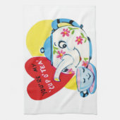 valentines amour cuisine serviette (Vertical)