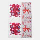 valentines amour cuisine serviette (Vertical)