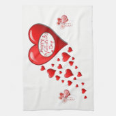 valentines amour cuisine serviette (Vertical)