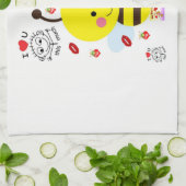 valentines amour cuisine serviette (Plié)