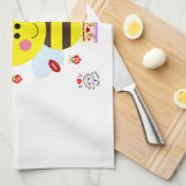 valentines amour cuisine serviette (Quart Plié)