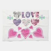 valentines amour cuisine serviette (Horizontal)