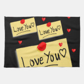 valentines amour cuisine serviette (Horizontal)