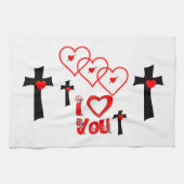 valentines amour cuisine serviette (Horizontal)