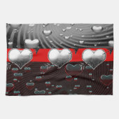 valentines amour cuisine serviette (Horizontal)