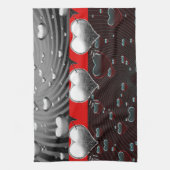 valentines amour cuisine serviette (Vertical)