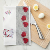 valentines amour cuisine serviette main Snowman (Quart Plié)