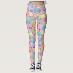 valentines bonbons coeur leggings