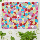 Valentines Bonbons Coeurs-Cuisine Serviette (Plié)