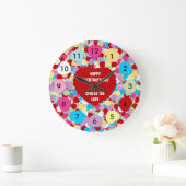 Valentines Bonbons Coeurs - Horloge Parcourir (Maison)