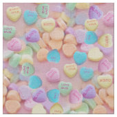 valentines bonbons coeurs tissu (Détail)