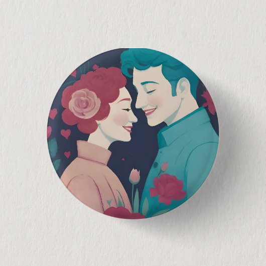 Valentine's button (Voorkant)