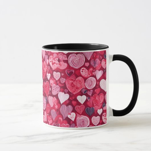 valentines cadeau de jour café tasse (Droite)