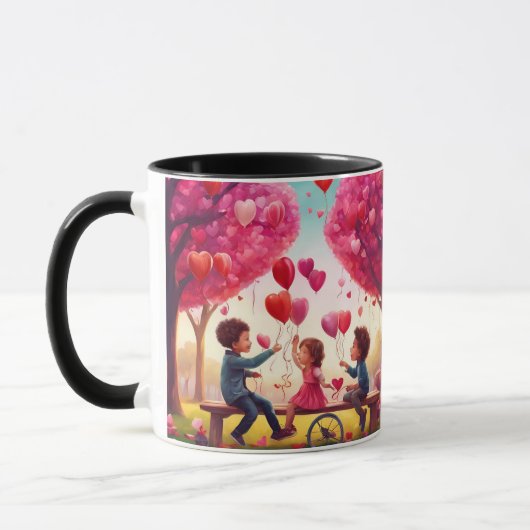 valentines cadeau de jour café tasse (Gauche)