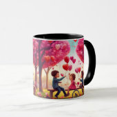 valentines cadeau de jour café tasse (Devant droit)