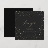 Valentines Carte de jour Je t'aime à la Lune et le (Devant / Derrière)