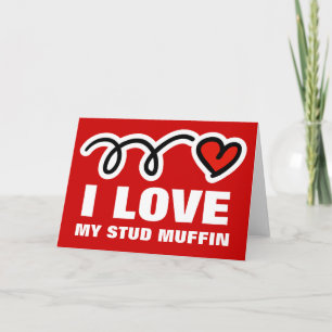 Valentines Carte de jour pour hommes J'adore les