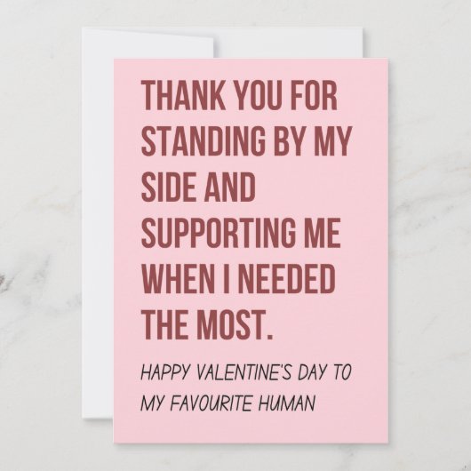 Valentines carte de jour pour lui et elle (Devant)